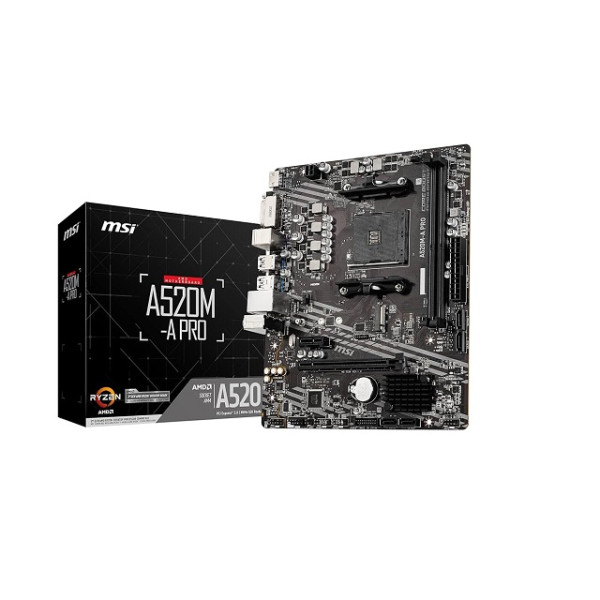 MSI - A520M-A PRO - Motherboard (824142224007)