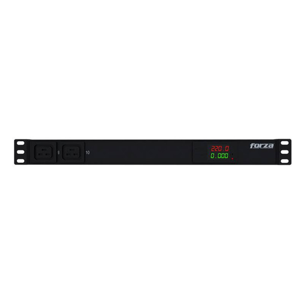 Forza - Power distribution unit - Rack-mountable - AC 200/240 V - 10 Tomas de Corriente - 8-C13 2-C19 1U SPD Metered