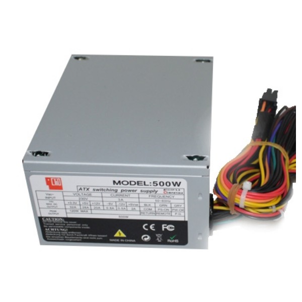 Mini Fuente de Poder Clio 500W ATX  (FUCLIO0500)
