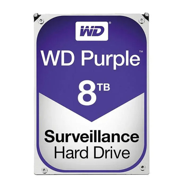 Disco Duro Western Digital Purple Video Vigilancia Sata 8TB  3.5