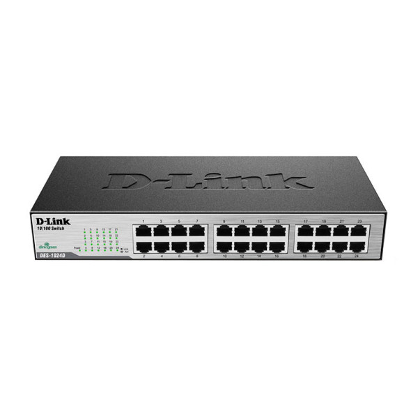 Switch D-Link DES-1024D / 24 Port 10/100 Mbps / No Administrable