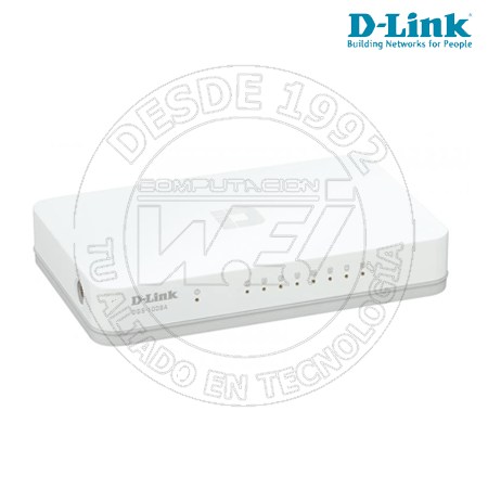 Switch D Link 8 Port Gigabit   ( Dgs 1008A )