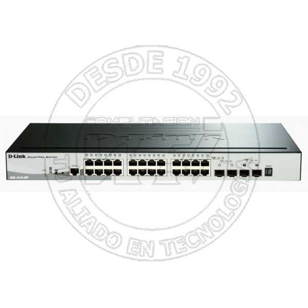 Switch Admin L2l3 24 Ports Poe 101001000 + 4 Sfp (DGS-1510-28P)