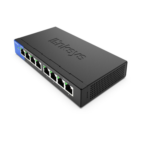 Switch Ethernet Gigabit 8 Puertos Linksys SE3008 10,100,1000 (SE3008)