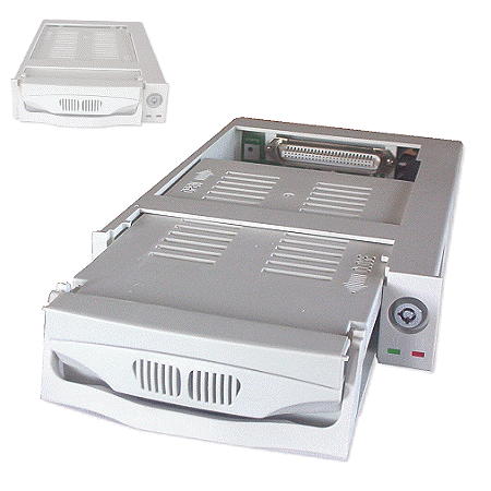 Rack Portátil  1 Ventilador Interno Para Discos Ata 66,  100, 133,  Box  Beige  (3 M. Gtia.) (S/N)