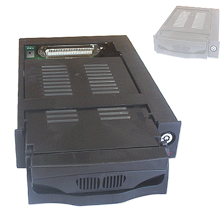 Rack Portátil 1 Ventilador Interno Para Discos Ata 66,  100,  133,  Box  Negro  (3 M. Gtia.)