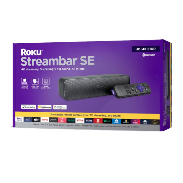 Barra de Sonido Estéreo Roku Streambar SE