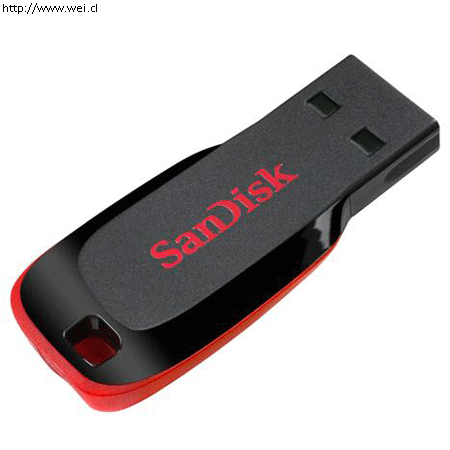 Pendrive Cruzer Blade de 16GB  (3 M. Gtia.)
