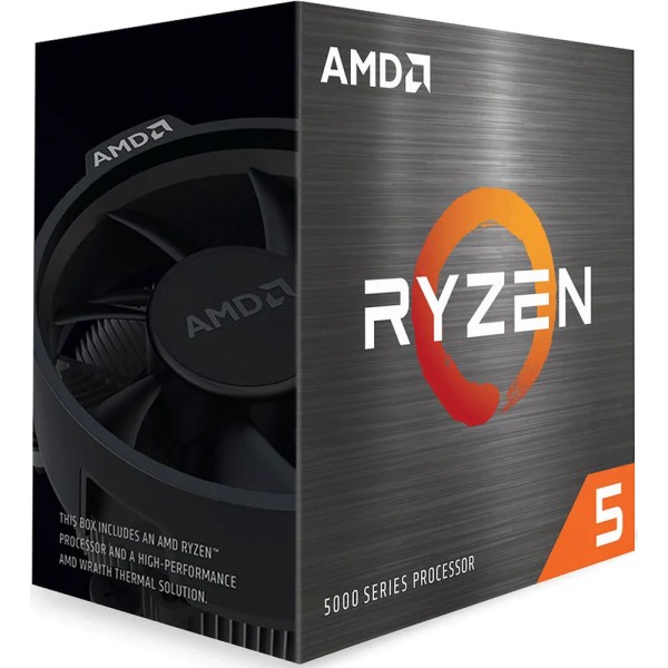 Procesador AMD Ryzen 5 5500, AM4, 3.6GHz (4.2GHz Turbo), 6Core/12Thread (100-100000457BOX)