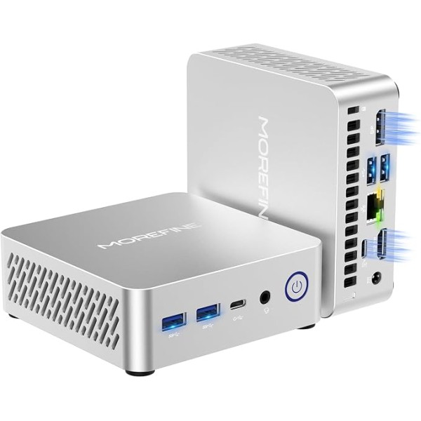 Mini PC MOREFINE M700 Ryzen 7 7735U 16 GB DDR5 512 GB SDD NVMe  WiFi6 BT5.2 USB3.2 WIN 11 PRO (M700SUB171562)