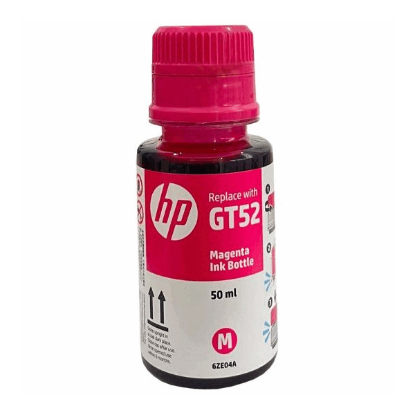 Botella de Tinta Original HP GT52 OEM 50ml Magenta Original