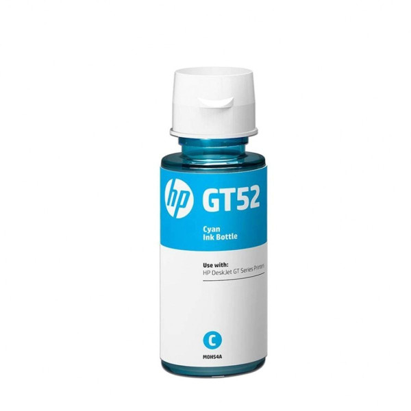 Botella de Tinta Original HP GT52, OEM 70ml Cyan Original