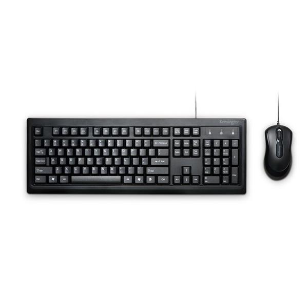 Kit Teclado y Mouse Kensington Alámbrico For Life USB, K72436ES