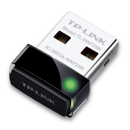 Adaptador Usb Inalámbrico   Tl-Wn725n ( 3 M. Gtia.) (TL-WN725N)