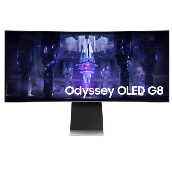 Monitor Gamer Samsung Odyssey Oled G8 Curvo de 34 Pulg. Uhd 3440X1440, 175Hz, Freesync Pro