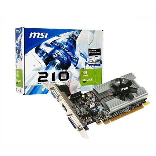 Tarjeta de Video Nvidia Geforce 210 1GB Ddr3 Con Bracket Low Profil