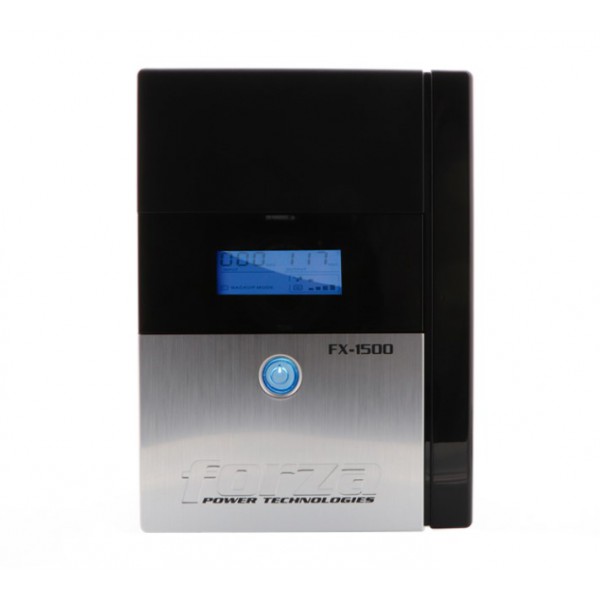 UPS Interactiva Forza 1500VA/840W, Iec+Cei, Giga & Coax, Torre, 220V FX-1500LCD-C (FX-1500LCD-C)