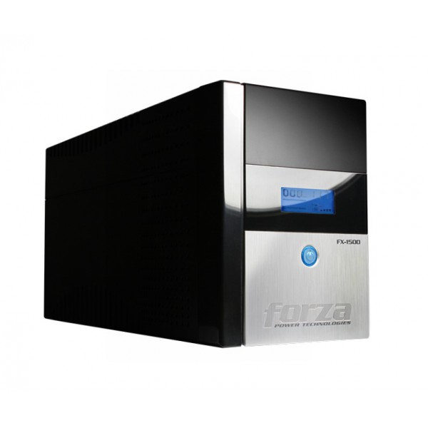 UPS Interactiva Forza 1500VA/840W, Iec+Cei, Giga & Coax, Torre, 220V FX-1500LCD-C (FX-1500LCD-C)