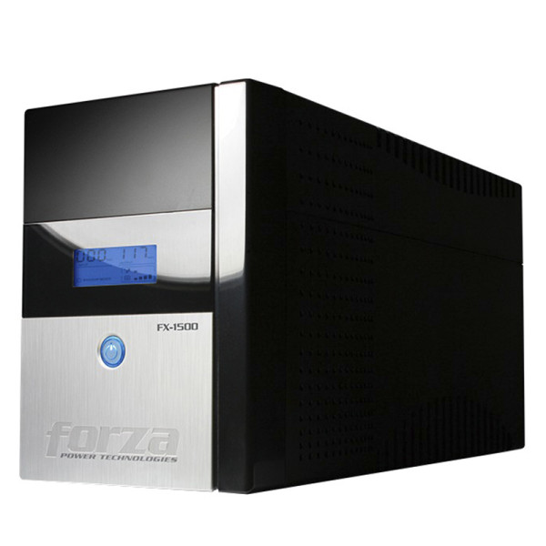 UPS Interactiva Forza 1500VA/840W, Iec+Cei, Giga & Coax, Torre, 220V FX-1500LCD-C (FX-1500LCD-C)