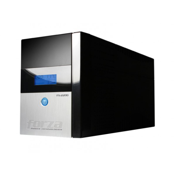 UPS Forza FX-2200LCD-C 2200VA/1200W Iec+Cei Giga & Coax Torre 220V (FX-2200LCD-C)
