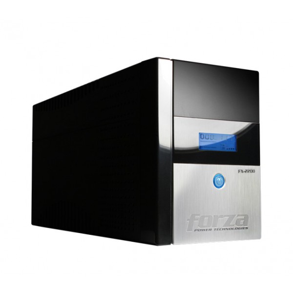 UPS Forza FX-2200LCD-C 2200VA/1200W Iec+Cei Giga & Coax Torre 220V (FX-2200LCD-C)
