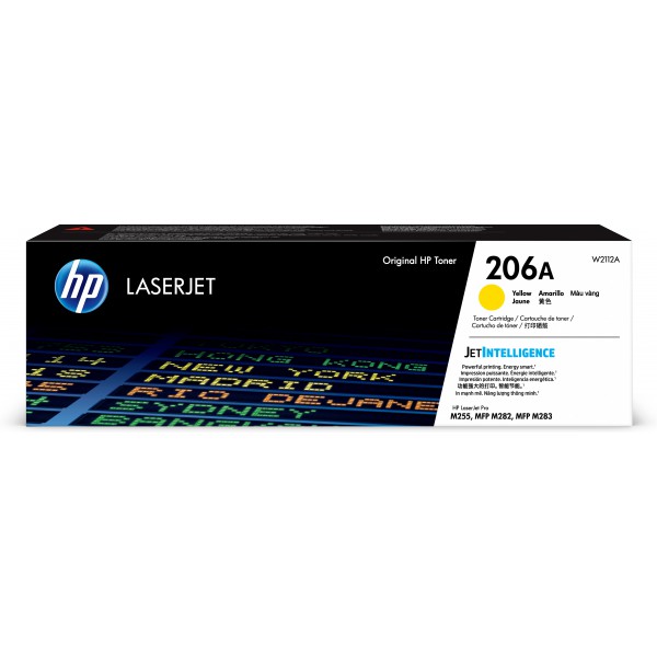Tóner HP LaserJet Original  206A Amarillo
