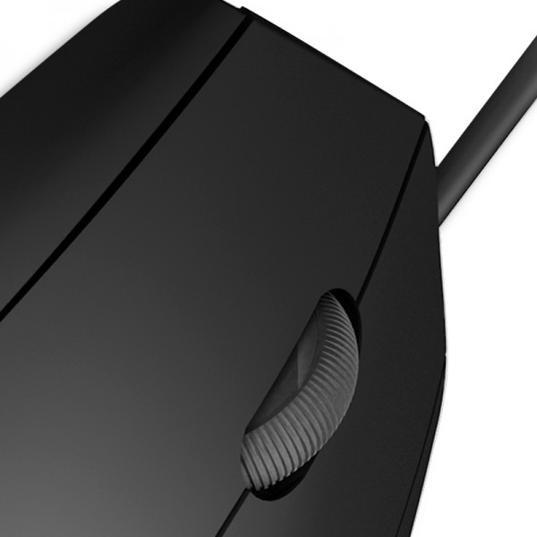 Mouse Ergonomico Alambrico Klip Xtreme Krest 1600dpi Negro (KMO-505)