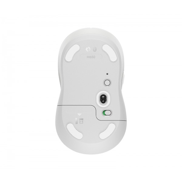 Mouse Logitech Signature M650 Blanco, 5 Botones (910-006252)