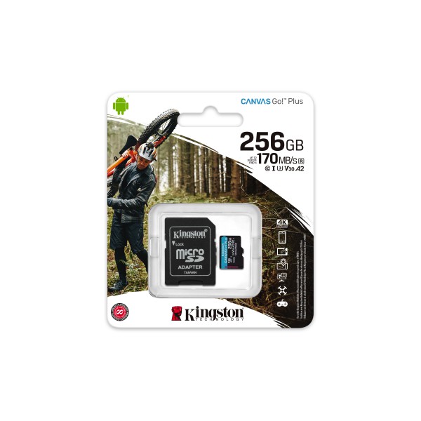 Tarjeta de Memoria  Canvas Go Plus 256 GB Sd Uhs I Clase 10 (SDCG3/256GB)