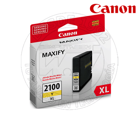 Cartucho de Tinta Canon  Pgi-2100Xl Color Amarilla