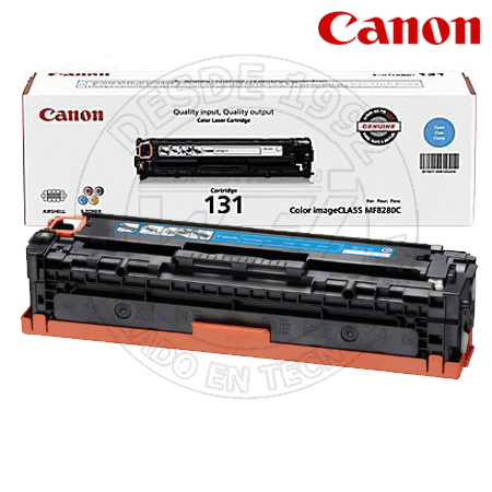 Tóner Canon 131 Color Cyan (6271B001)