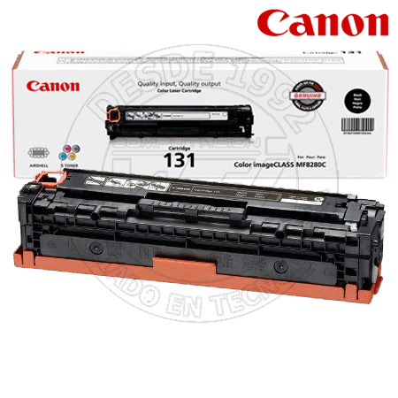 Tóner Canon 131 Color Negro (6273B001)