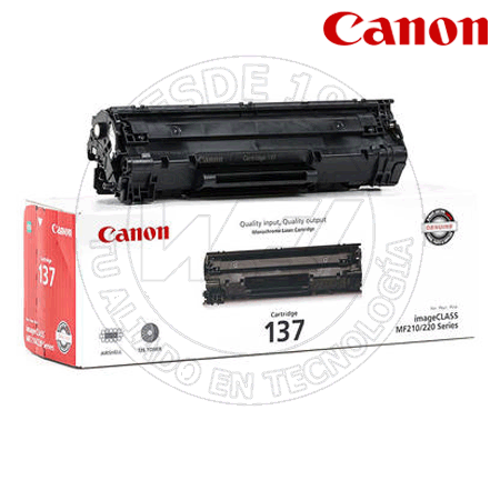 Tóner Canon 137 Color Negro (9435B001)
