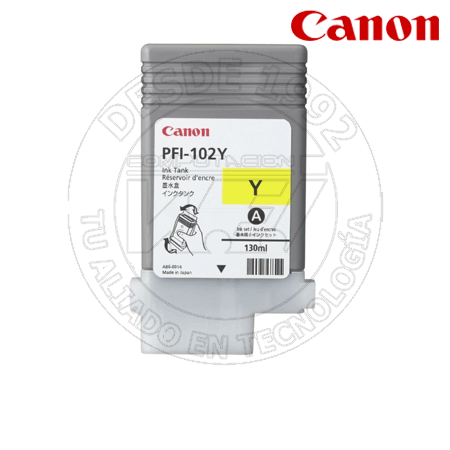 Tinta Pfi-102y Amarilla (0898B001)