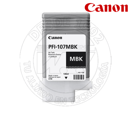 Cartucho de Tinta Canon  Pfi-107Mbk Color Negro (6704B001)