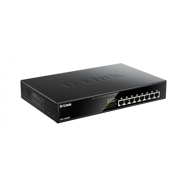 Switch Poe No Administrado 8Pt desktop (DGS-1008MP)
