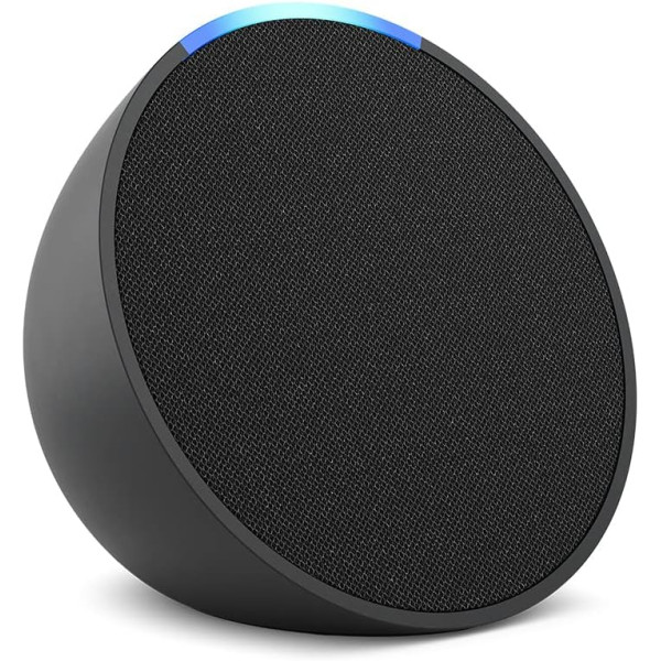 Parlante inteligente Echo Pop, compacto con sonido definido y Alexa | Carbón (07235)