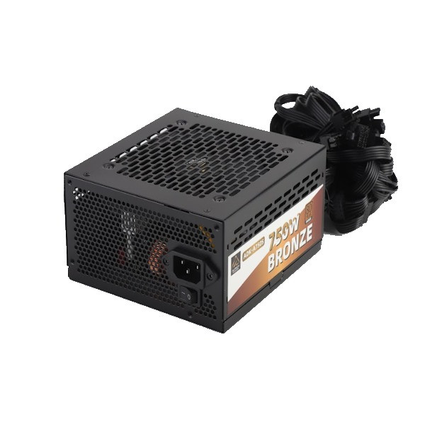 Fuente de Poder ADK-A750S Aurion 750W Certificada 80 Plus Bronze